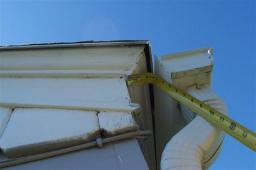 Rain gutter repairs and replacements